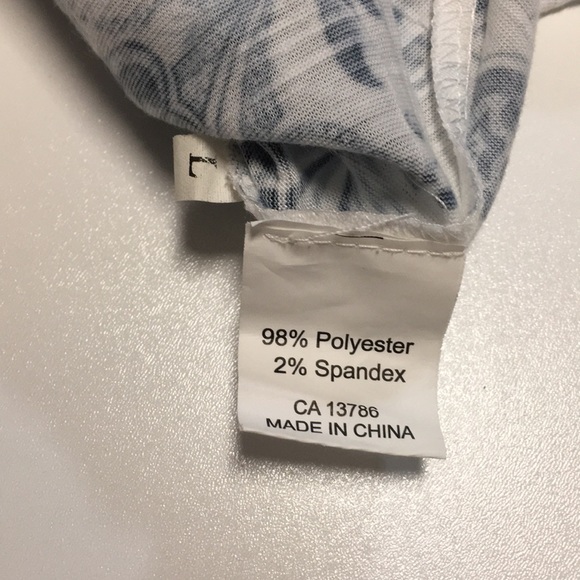 NWOT Women’s blue tunic, 3/4 length sleeve, - Picture 5 of 6